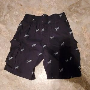 Dinosaur black shorts